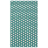 Elegant Plumeria Flowers op Blauwgroen tablet Tafelkleed (Voorkant)