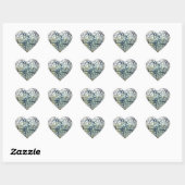 Elegant Pocket Watches Pattern Hart Sticker (Vel)