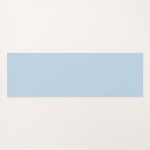 Elegant Poeder Blauw Gepersonaliseerde Naam Yoga M Yogamat (Achterkant (horizontaal))