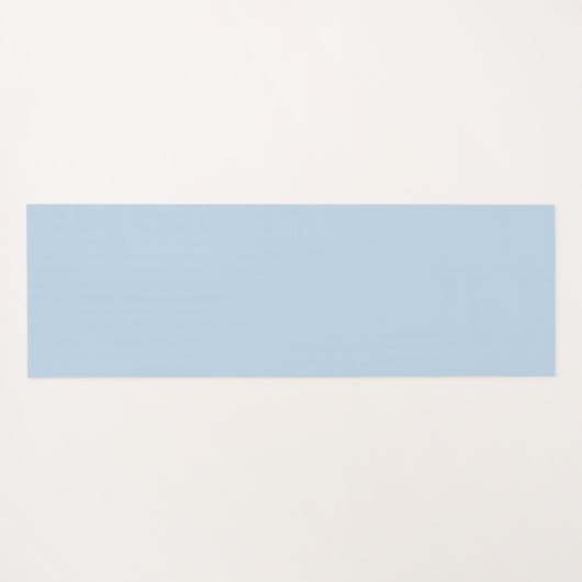 Elegant Poeder Blauw Gepersonaliseerde Naam Yoga M Yogamat (Achterkant (horizontaal))