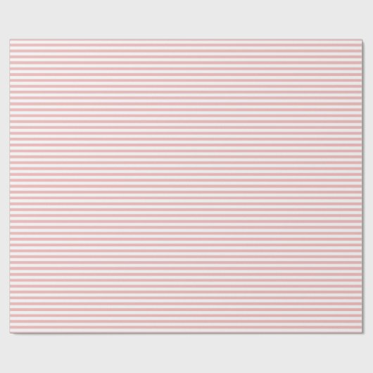 Elegant poeder, roze stripes, verpakkingspapier cadeaupapier (Vlak)