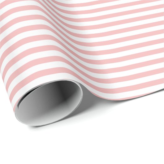 Elegant poeder, roze stripes, verpakkingspapier cadeaupapier (Rol Hoek)