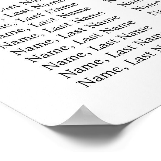 Elegant Poinsettia 8 Tables Weddenschap Poster (Hoek)