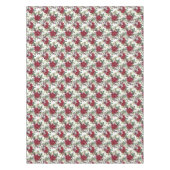 Elegant Poinsettia Bouquet Pattern kerst Tafelkleed (Voorkant)