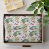 Elegant Poinsettia en Berries Tissuepapier (Geschenk)