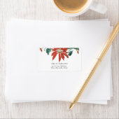 Elegant  Poinsettia Flowers, met etiket (Insitu)