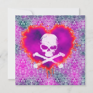 Elegant Poison Sweet 16 Gothic Birthday Kaart