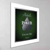 Elegant poker speelkaarten Folie Accent Folie Afdrukken (Laagn)
