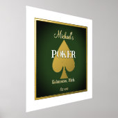 Elegant poker speelkaarten Folie Accent Folie Afdrukken (Laagn)
