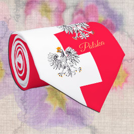 Elegant Poland Stropdas van de vlag van Polen, Eag