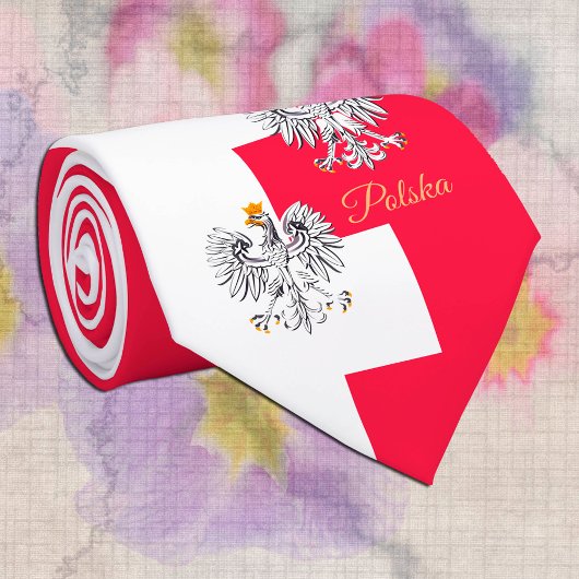 Elegant Poland Stropdas van de vlag van Polen, Eag