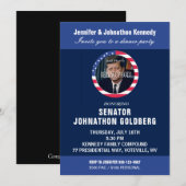 Elegant politiek diner uitnodiging (Voorkant / Achterkant)