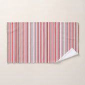 Elegant Polka Dots Parallel Lines Grafisch Patroon Bad Handdoek (Handdoek)