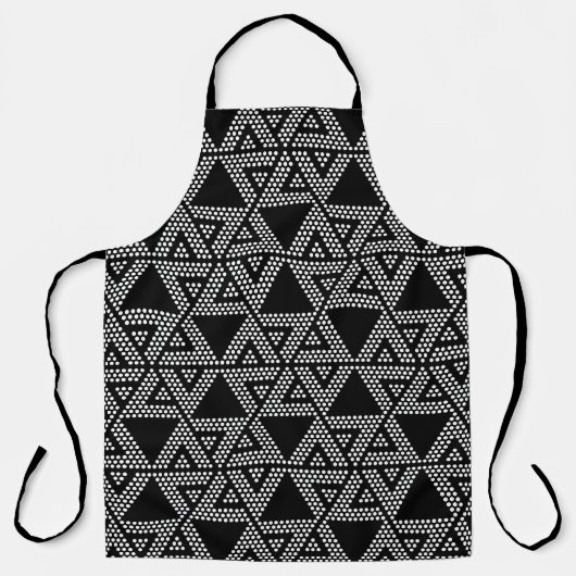 Elegant Polka Dots Schort (Voorkant)