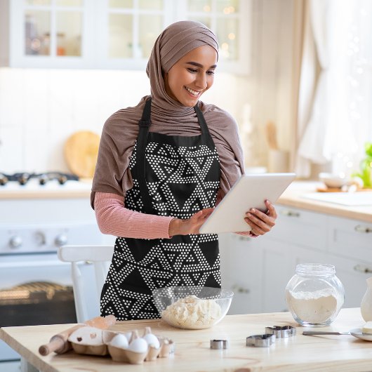 Elegant Polka Dots Schort