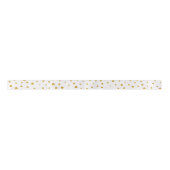 Elegant polka dots - White Gold Satijnen Lint (Voorkant)