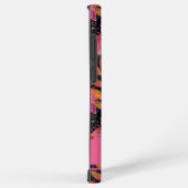 Elegant Pompoen en bloemen herfst patroon Samsung Galaxy Hoesje (Rechterkant)