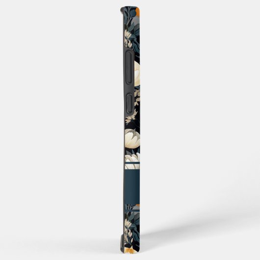 Elegant Pompoen en bloemen herfst patroon Samsung Galaxy Hoesje (Rechterkant)