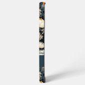 Elegant Pompoen en bloemen herfst patroon Samsung Galaxy Hoesje (Linkerkant)