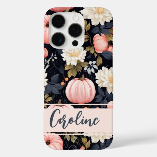 Elegant pompoen herfst patroon Case-Mate iPhone case (Achterkant)