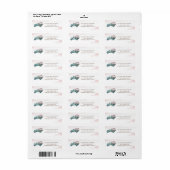 elegant pompoen, roze, retournering l etiket (Full Sheet)