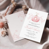 Elegant pompoen Vrijgezellenfeest Kaart