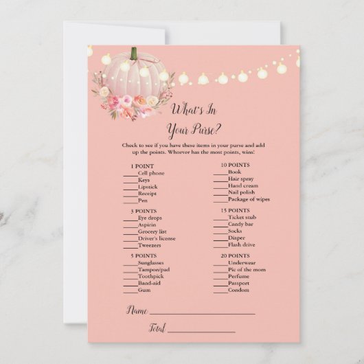 Elegant pompoen wat zit er in je paardenschoeisel? kaart (Voorkant)