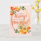 Elegant pompoenen - altijd iets om dankbaar te zij kaart (Gele Bloem)