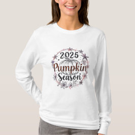 Elegant pompoenseizoen 2025 – Autumn Herfst Design T-shirt