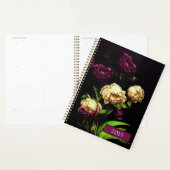 Elegant pony's en Rozen spiraalvormige bonden Planner (Display)