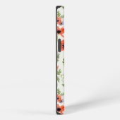 Elegant Poppies Oranje Floral Pattern iPhone Hoesje (Rechterkant)