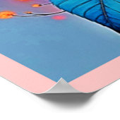 Elegant Poppies: Radiant Nature Art Poster (Hoek)