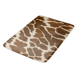 Elegant Populair Koe Faux Leather Collectie Badmat