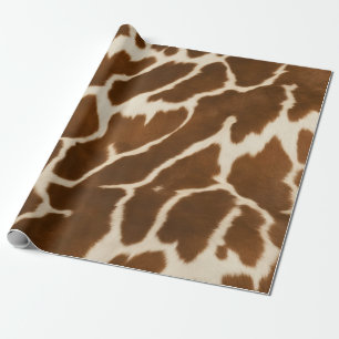 Elegant Populair Koe Faux Leather Collectie Cadeaupapier