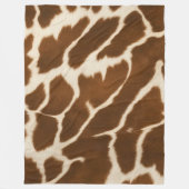 Elegant Populair Koe Faux Leather Collectie Fleece Deken (Voorkant)