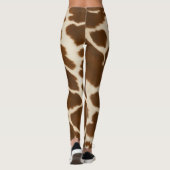 Elegant Populair Koe Faux Leather Collectie Leggings (Achterkant)