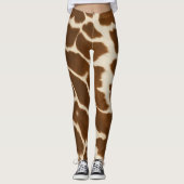 Elegant Populair Koe Faux Leather Collectie Leggings (Voorkant)