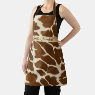 Elegant Populair Koe Faux Leather Collectie Schort