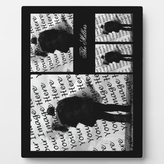Elegant Portfolio Custom Photo Plaque Fotoplaat (Voorkant)