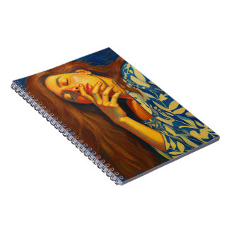 Elegant Portrait Oil Painting Photo Notebook Notitieboek