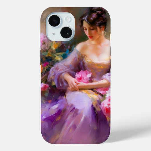 Elegant portret Case-Mate iPhone case (Achterkant)