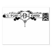 Elegant Post Kaart Rubberstempel (Afrduk)