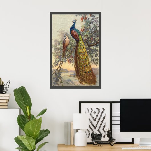 Elegant poster vredesboom (Thuiskantoor)