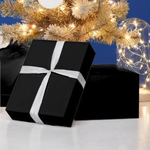 Elegant Power Black met hoogste glansgraad voor el Cadeaupapier