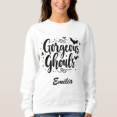 Elegant Prachtige Ghouls Naam Halloween Trui (Voorkant)