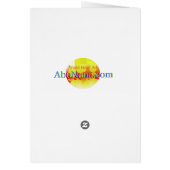 Elegant, prachtige Golden Sunset Reflection Kaart (Achterkant)