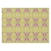 Elegant Prachtige Roze en Geel Lemon Pattern Tafelkleed (Voorkant (Horizontaal))
