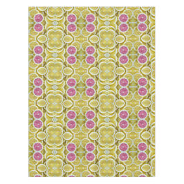 Elegant Prachtige Roze en Geel Lemon Pattern Tafelkleed