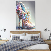 Elegant - Premium omwikkeld canvas (glans) (Insitu (Slaapkamer))