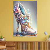 Elegant - Premium omwikkeld canvas (glans) Afdruk (Insitu (Woonkamer))